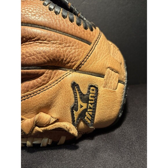 Mizuno GVP 1402 Envy 14" RHT Baseball Softball Glove Brown Leather - Picture 4 of 11